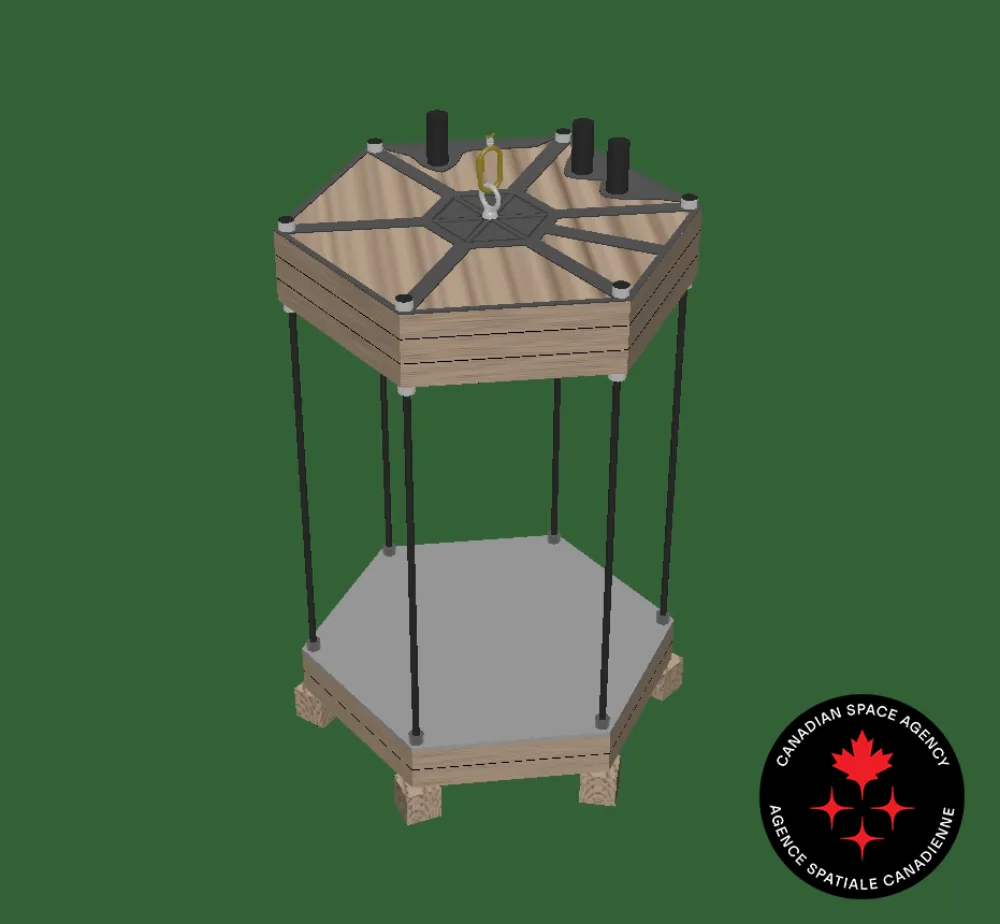 Tensegrity structure model
